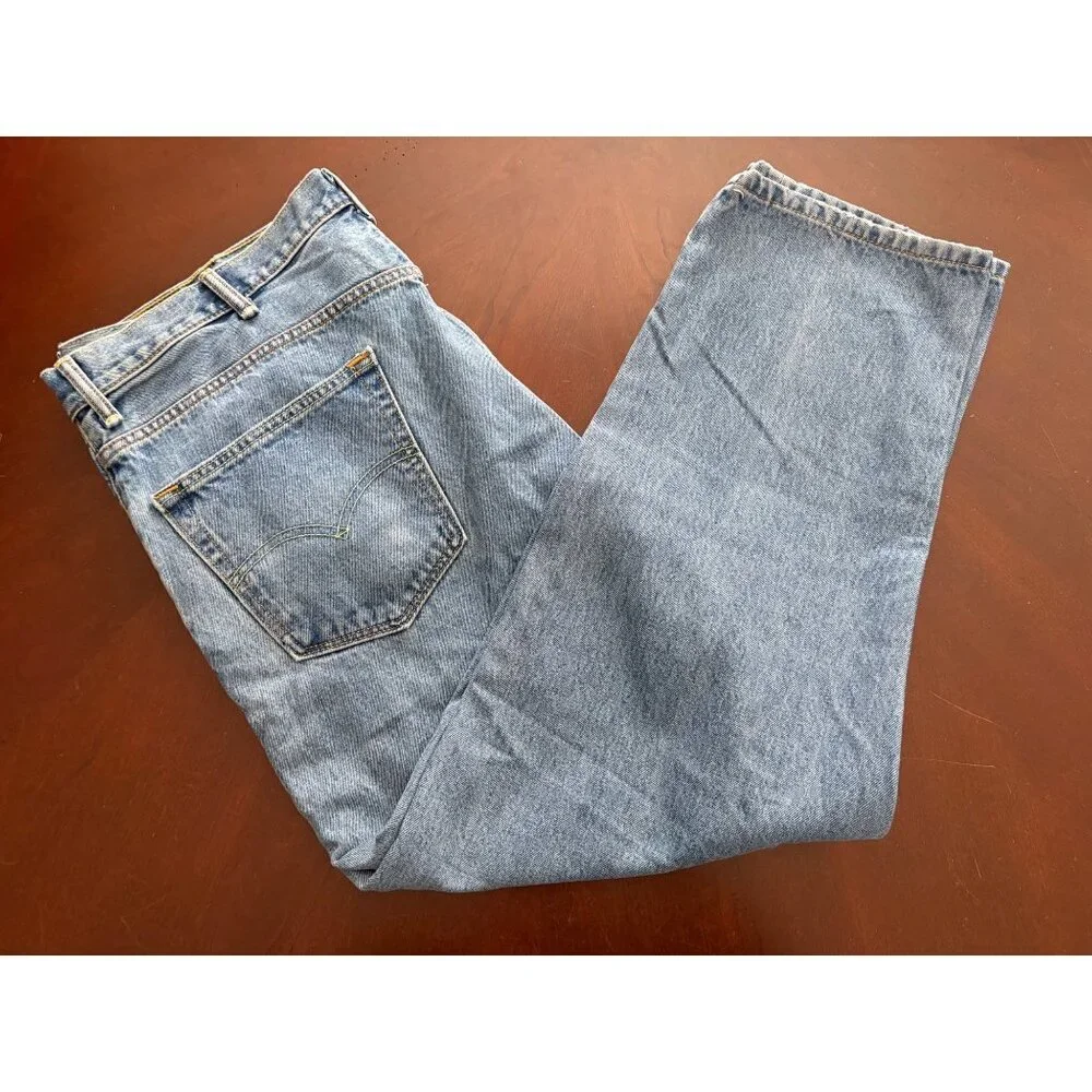 Levi’s 550 Men’s Relaxed Fit Baggy 90s Dad Jeans Medium Wash 40 x 30